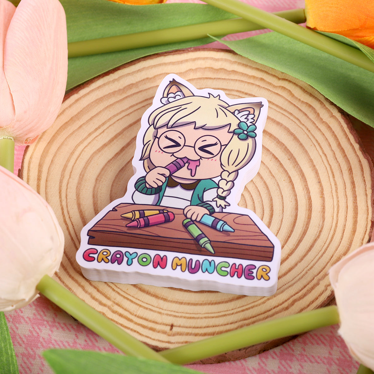 Abyss Crayon Muncher sticker