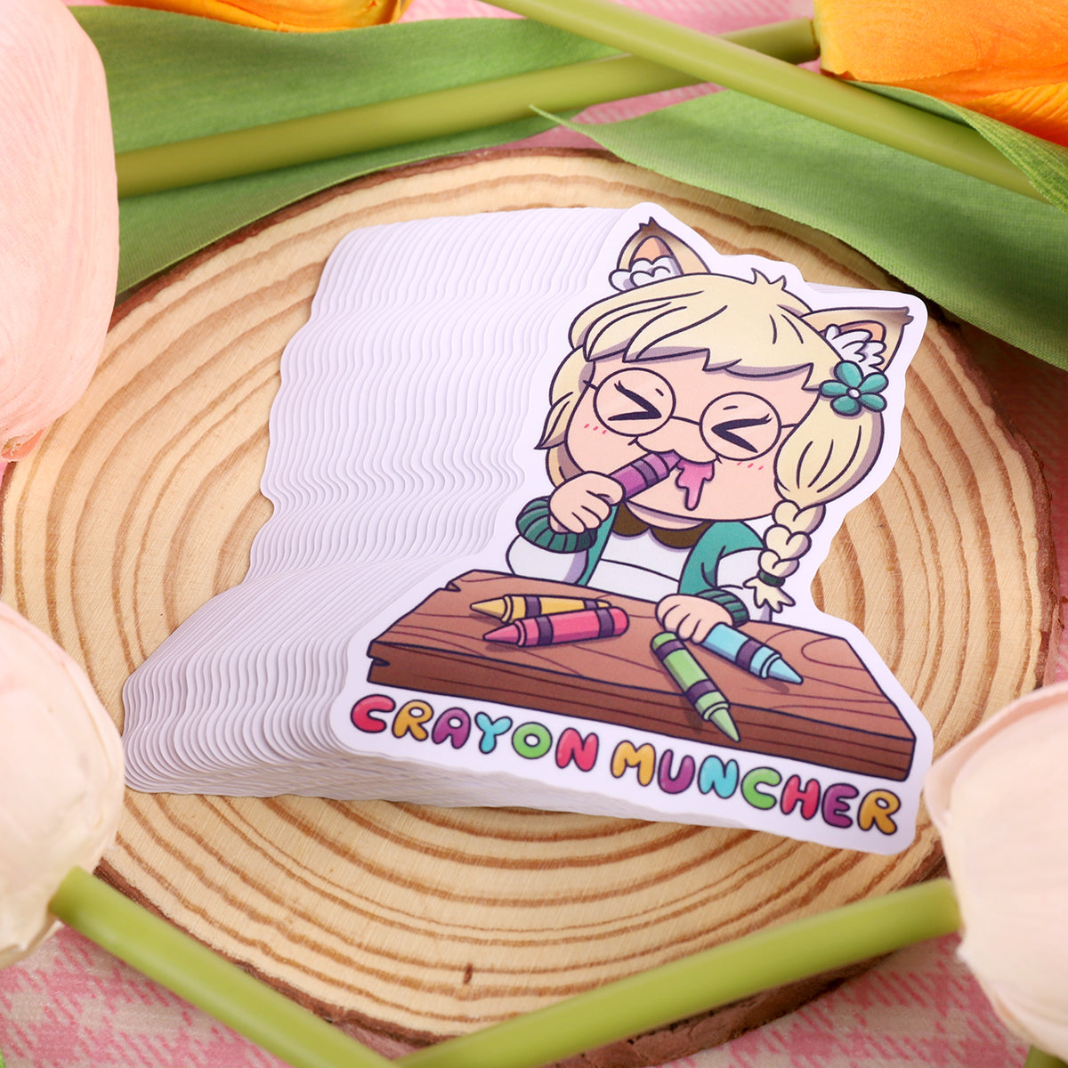 Abyss Crayon Muncher sticker